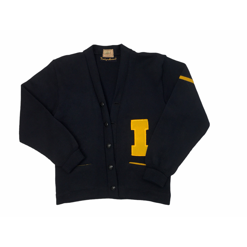 VTG 1940's Dehen Idaho Varsity Sweater M
